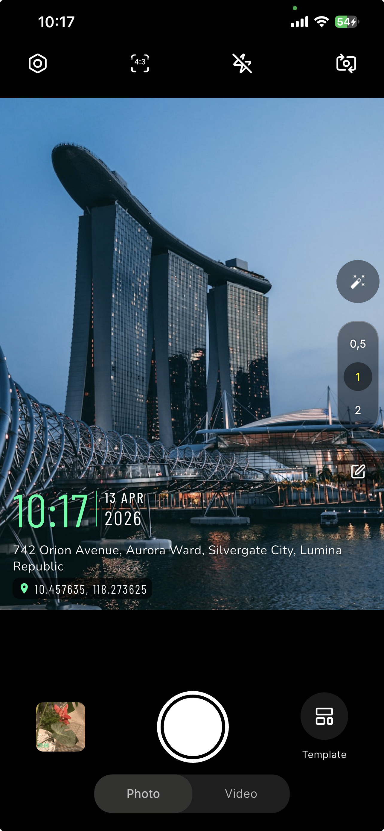 TimeNova app preview screen two