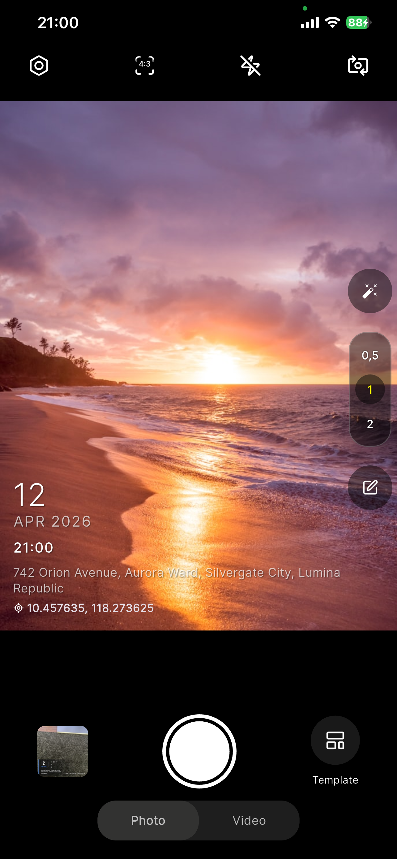 TimeNova app preview screen one